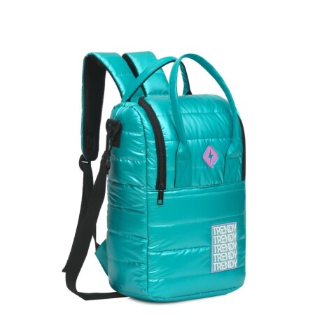 Mochila Trendy con correa desmontable Turquesa