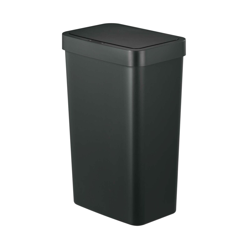 PAPELERA, 50 LITROS ACERO-INOXIDABLE NEGRO EK6226