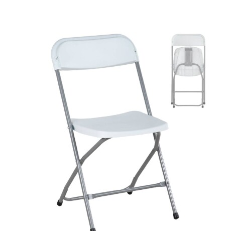 Set por 4 Silla Plastico Reforzada Plegable Eventos Jardin Set por 4 Silla Plastico Reforzada Plegable Eventos Jardin