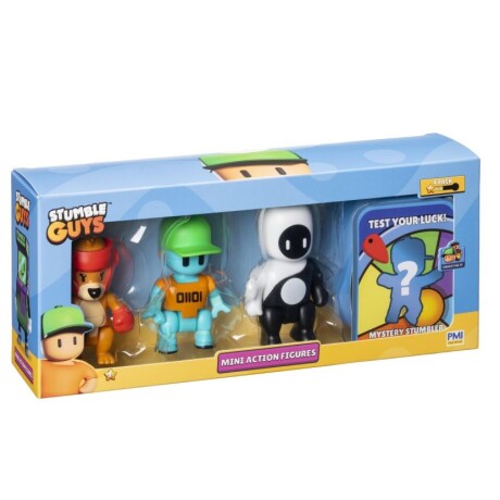 Pack X4 Figuras Stumble Guys SG3204 1 Sorpresa PACK-1