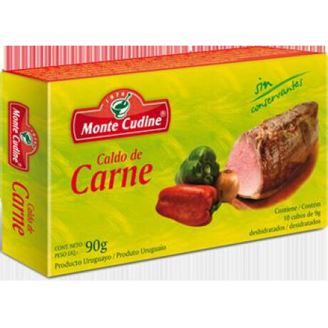 Caldo Monte Cudine x4 unidades Carne Caldo Monte Cudine x4 unidades Carne
