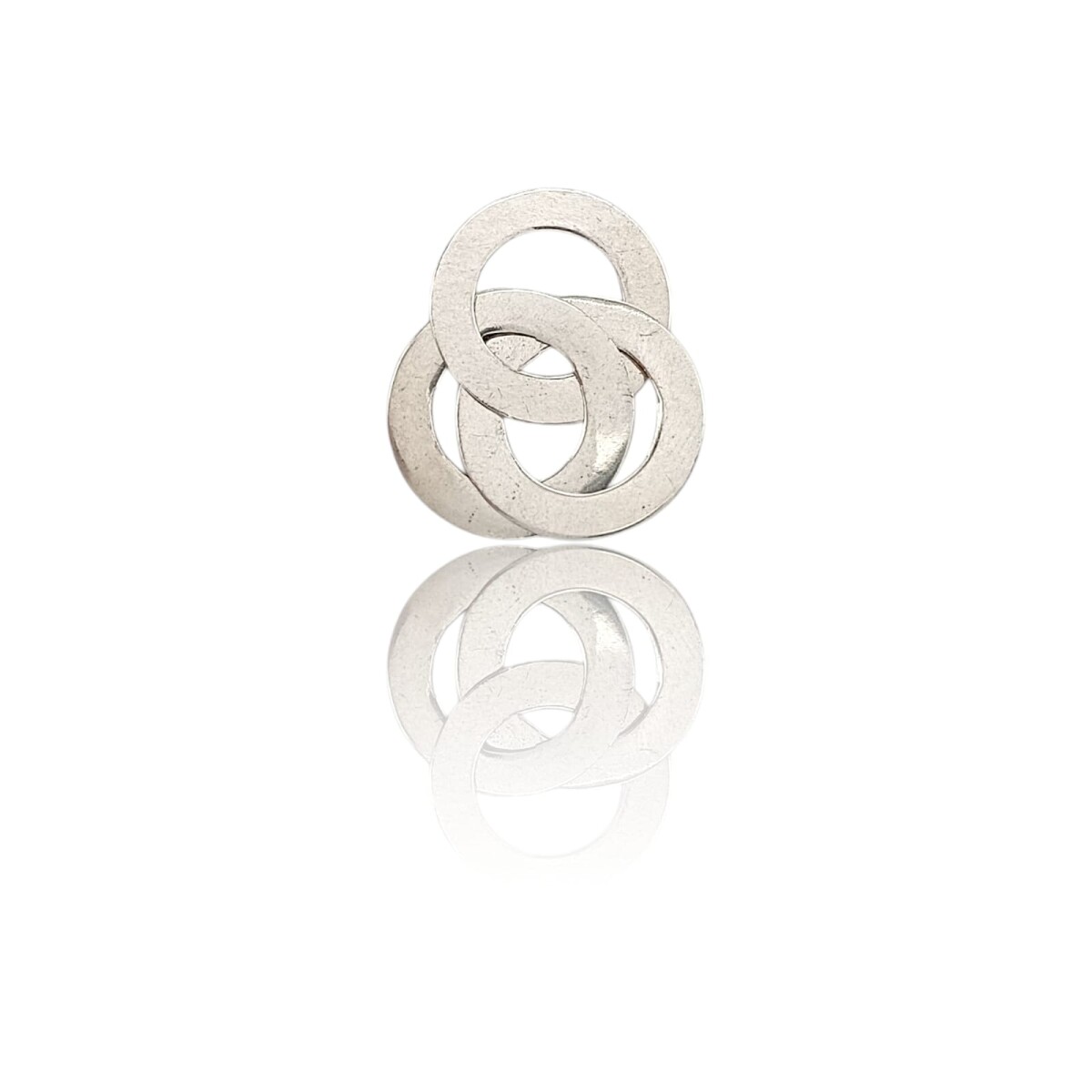 Dije aro ruso triple- Plata 925 - Sin piedra-CP4619 - sinpiedra 