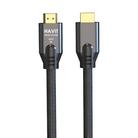 CABLE HAVIT HV-X88 HDMI 1.8 METROS NEGRO Y GRIS CABLE HAVIT HV-X88 HDMI 1.8 METROS NEGRO Y GRIS