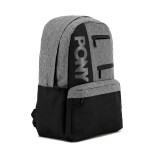 Pony mochila Queens - Negro/Gris Negro-Gris