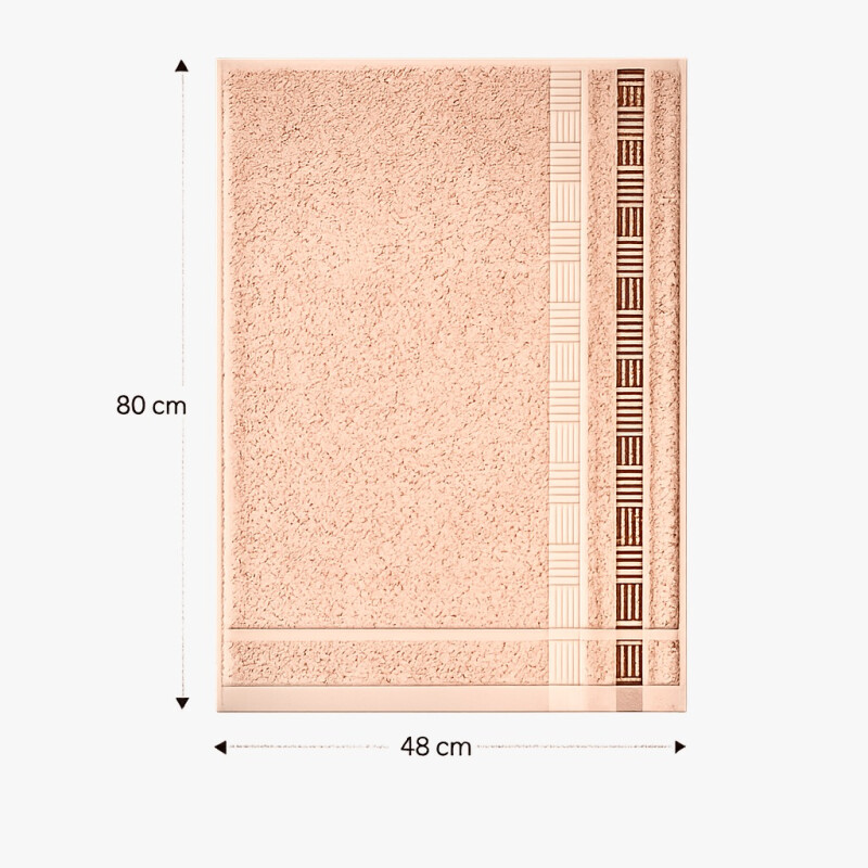 Toalla de Mano de Algodón 48x80cm Moreto Beige