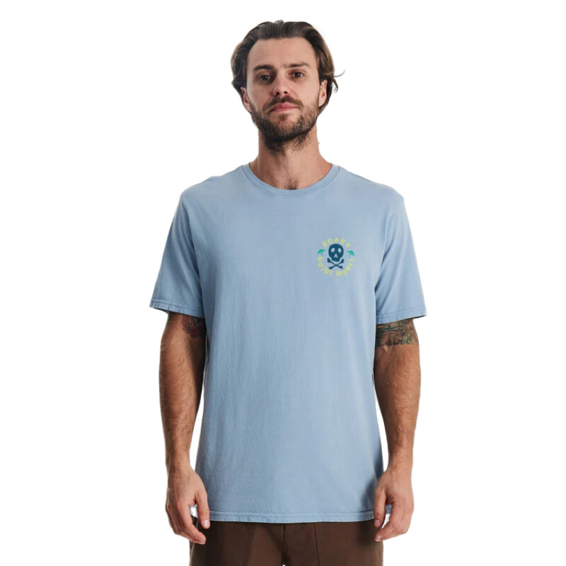 Remera Roark Guideworks Skull - Celeste Remera Roark Guideworks Skull - Celeste