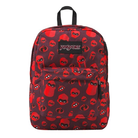 Mochila Jansport Superbreak Los Increíbles Original Family Red Icons