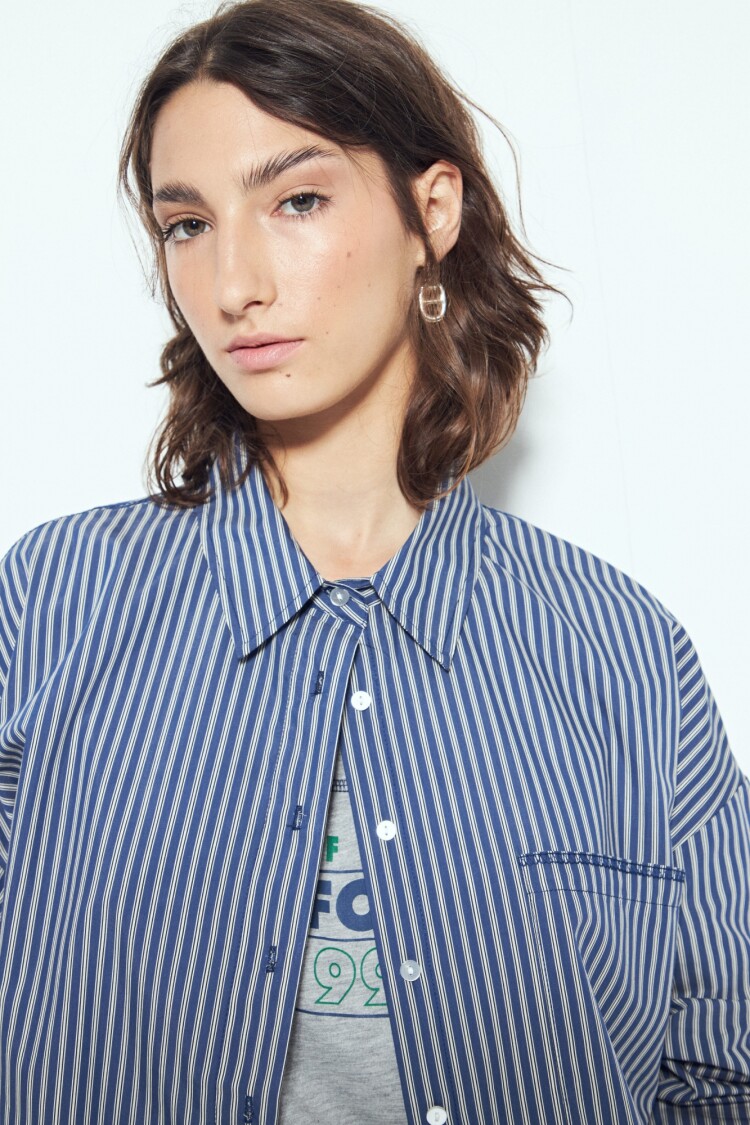 CAMISA CASTILANA Azul Marino