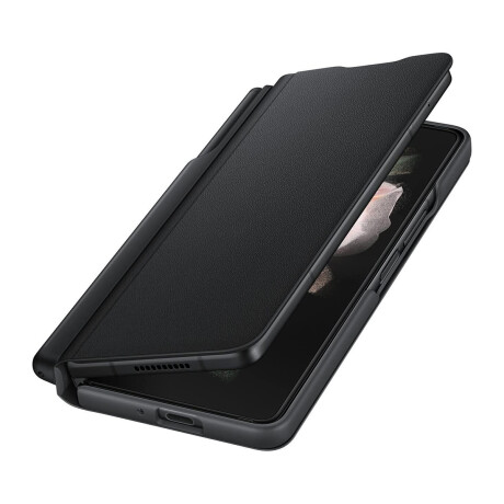 Protector Flip Cover con Pen para Samsung Galaxy Z Fold 3 5G | Original Samsung Black