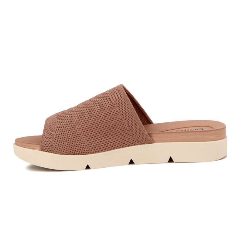 Sandalias Casuales Mujer Beira Rio Tira Ancha Rosa Claro