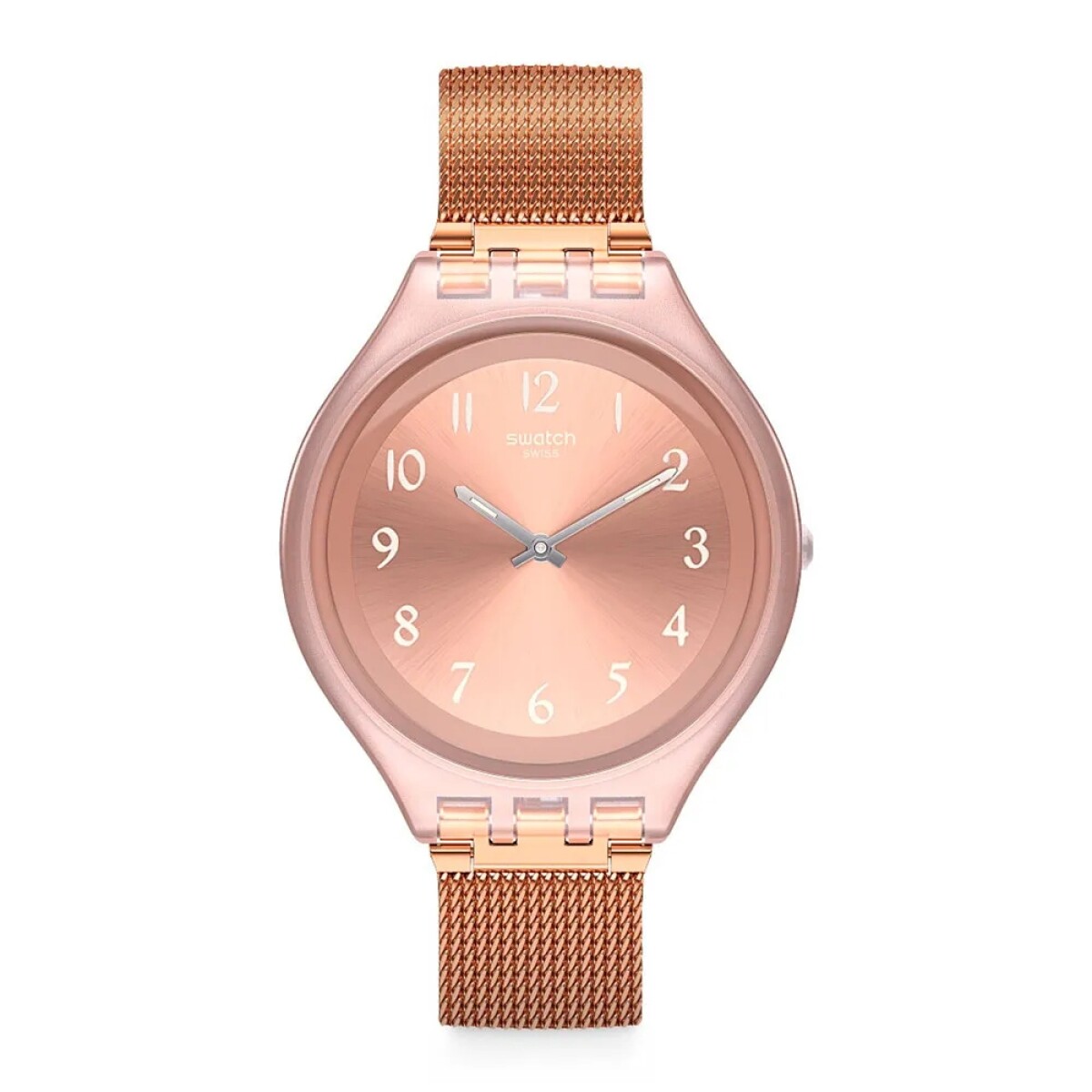 Reloj Swatch Svup100m En Acero Rosé Para Mujer 