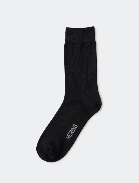 CALCETINES LARGOS UNISEX DE PUNTO NEGRO