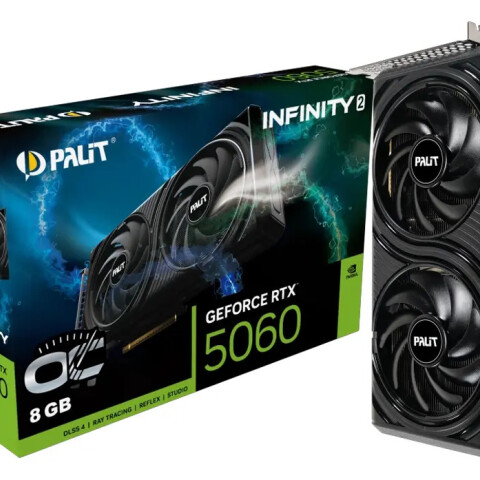 Tarjeta De Video Geforce Rtx 5060 Infinity 2 Oc 8gb Gddr7 TARJETA VIDEO PALIT RTX5060 INF 2 OC 8GB