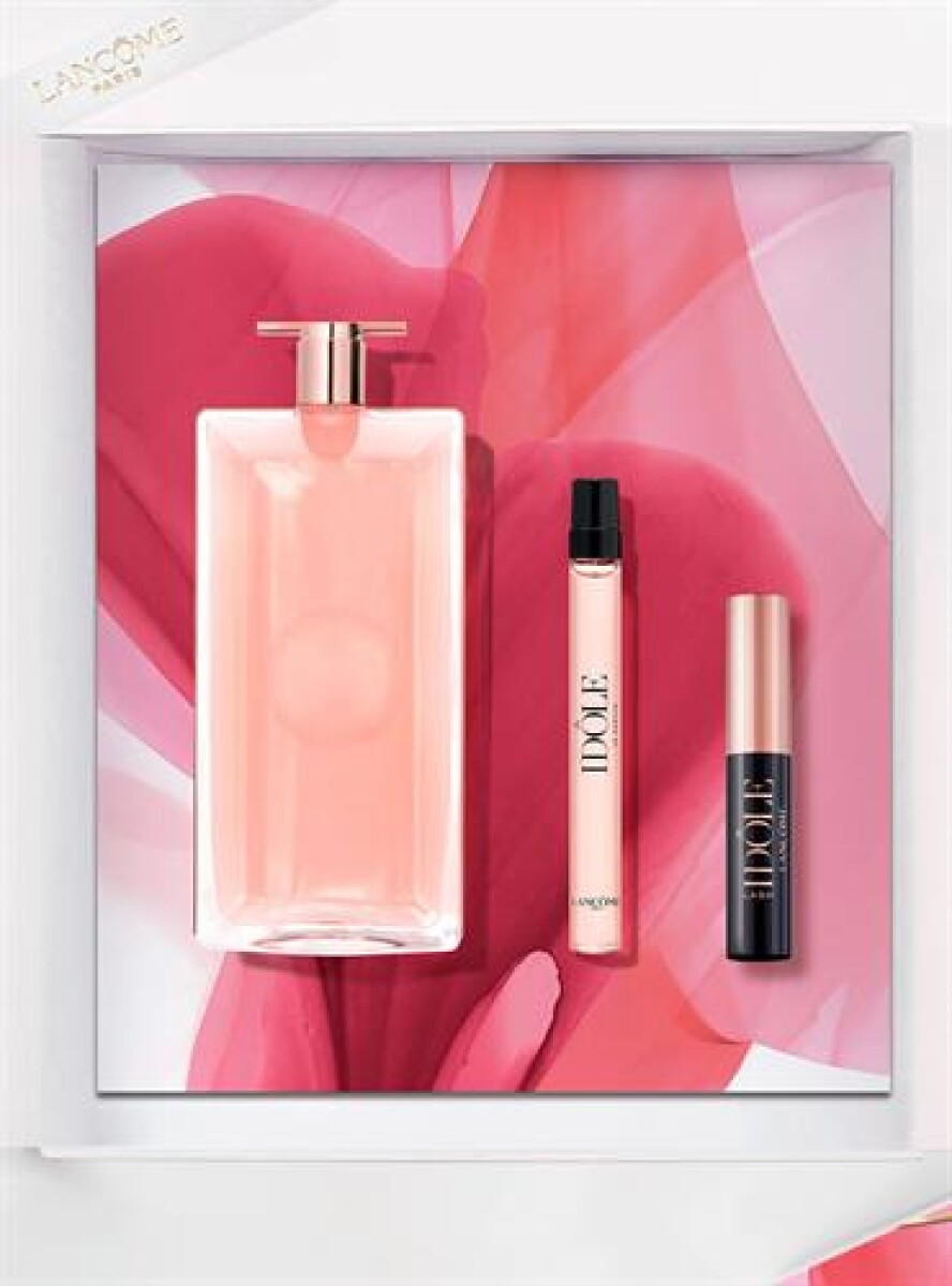 Lancôme Coffret Idôle Le Parfum EDP 50 ml + EDP 10 ml + Máscara Volume Cils Recourbés 2.5 ml 