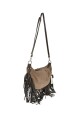 Morral con flecos Tostado