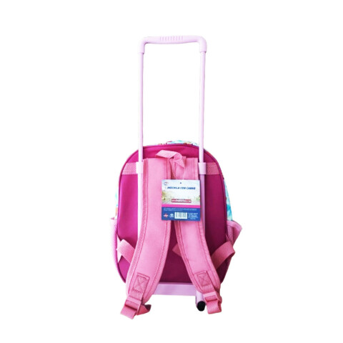 Mochila Infantil Paw Patrol 3d Con Carro 30 Cm CORAL