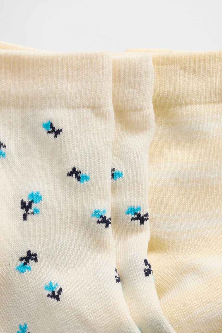 Medias Pack X2 Mujer Floral Mix Print