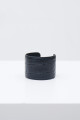 PULSERA CUERO NEGRO