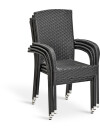 Silla apilable HALDBJERG negro Silla apilable HALDBJERG negro