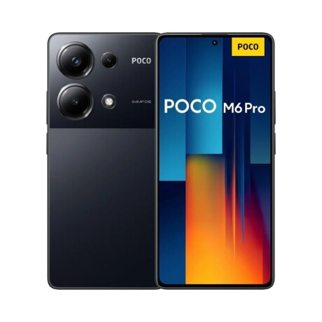 Celular Xiaomi Poco M6 Pro 256GB 8GB Black DS Celular Xiaomi Poco M6 Pro 256GB 8GB Black DS