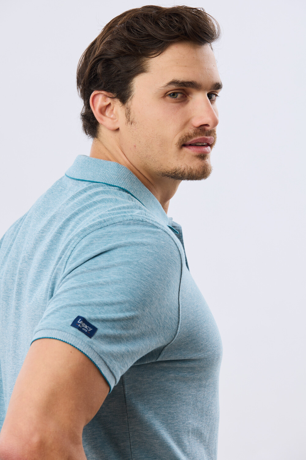 REMERA POLO LISA PIQUÉ Petroleo