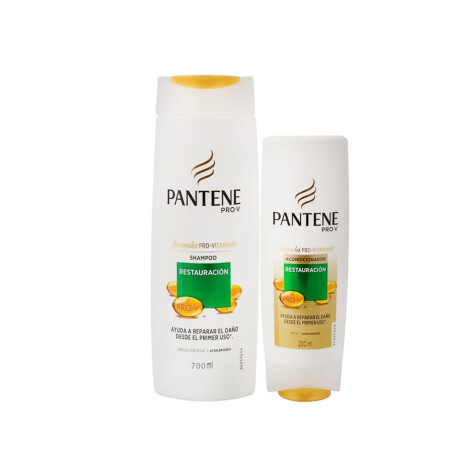 Pack Shampoo 700ml + Acondicionador 200ml PANTENE Restauración