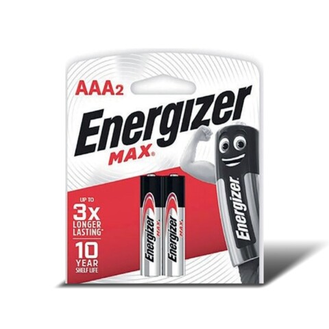 PILA ALCALINA ENERGIZER AAA BLISTER X 2 UNIDADES PILA ALCALINA ENERGIZER AAA BLISTER X 2 UNIDADES