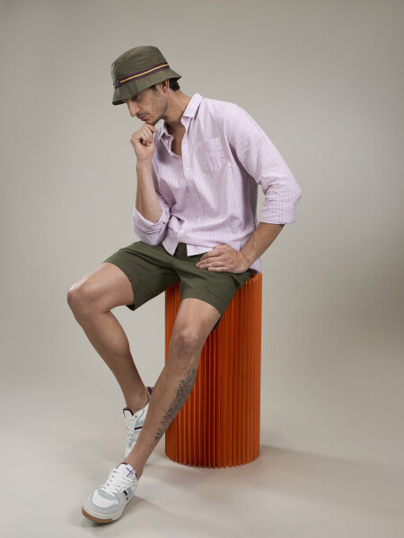 SHIRT SAVANNAH 5.0 ROSA RAY. BCO.