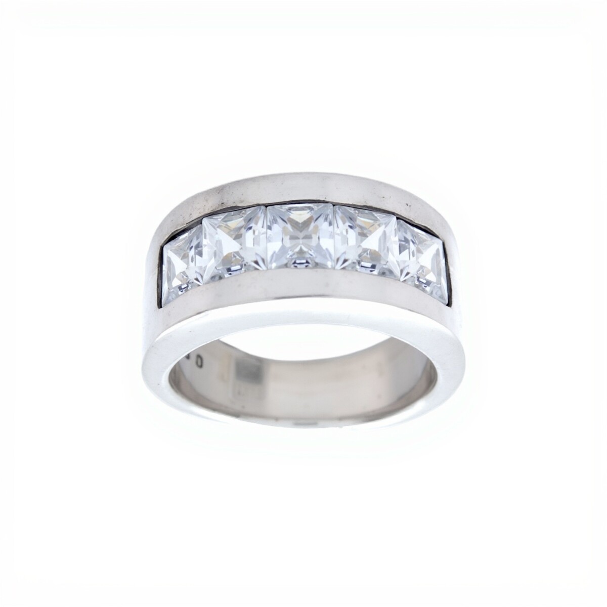 Anillo Sin Fin-Plata 925-Piedra Zirconia-AN3508 - conpiedra 