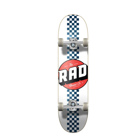 Skate Completo Rad Progressive Checkers 7.5" - Navy / White Skate Completo Rad Progressive Checkers 7.5" - Navy / White