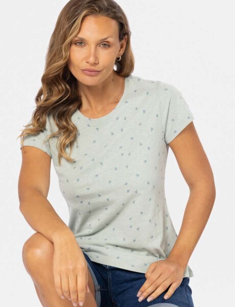 REMERA ESTAMPADA Verde