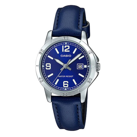 Reloj CASIO LTPV004L-2BUDF en Cuero Azul Esfera 30mm 0
