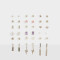 Aros Sets De metal Set De Aros De Metal Plateado - Plateado