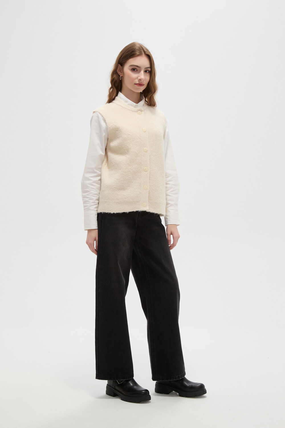 Chaleco Burum Crudo / Natural