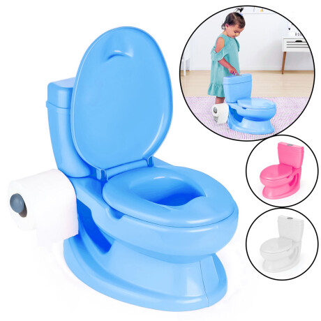 Inodoro Water Pelela C/ Sonido Dolu Producto Europeo! Celeste
