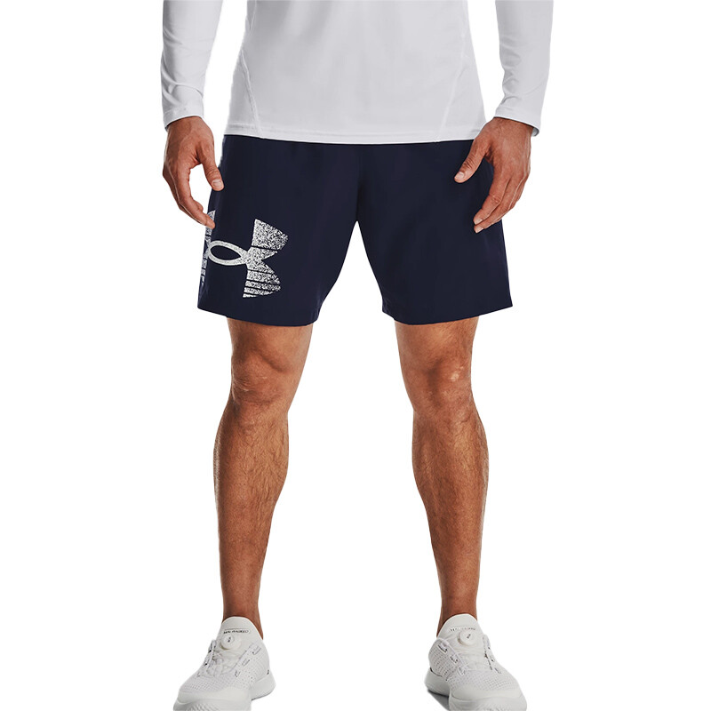 Shorts Under Armour Woven Graphic Midnight Navy/true White