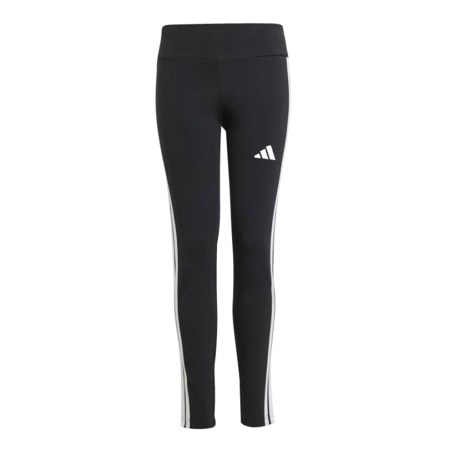 Pantalón Infantil Adidas 3S LEG 230 JRS Negro - Blanco