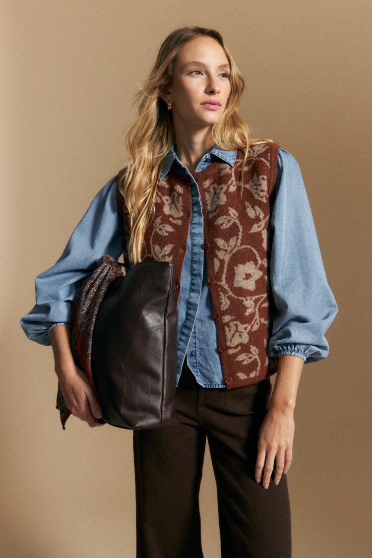 CHALECO MELINA Caramelo