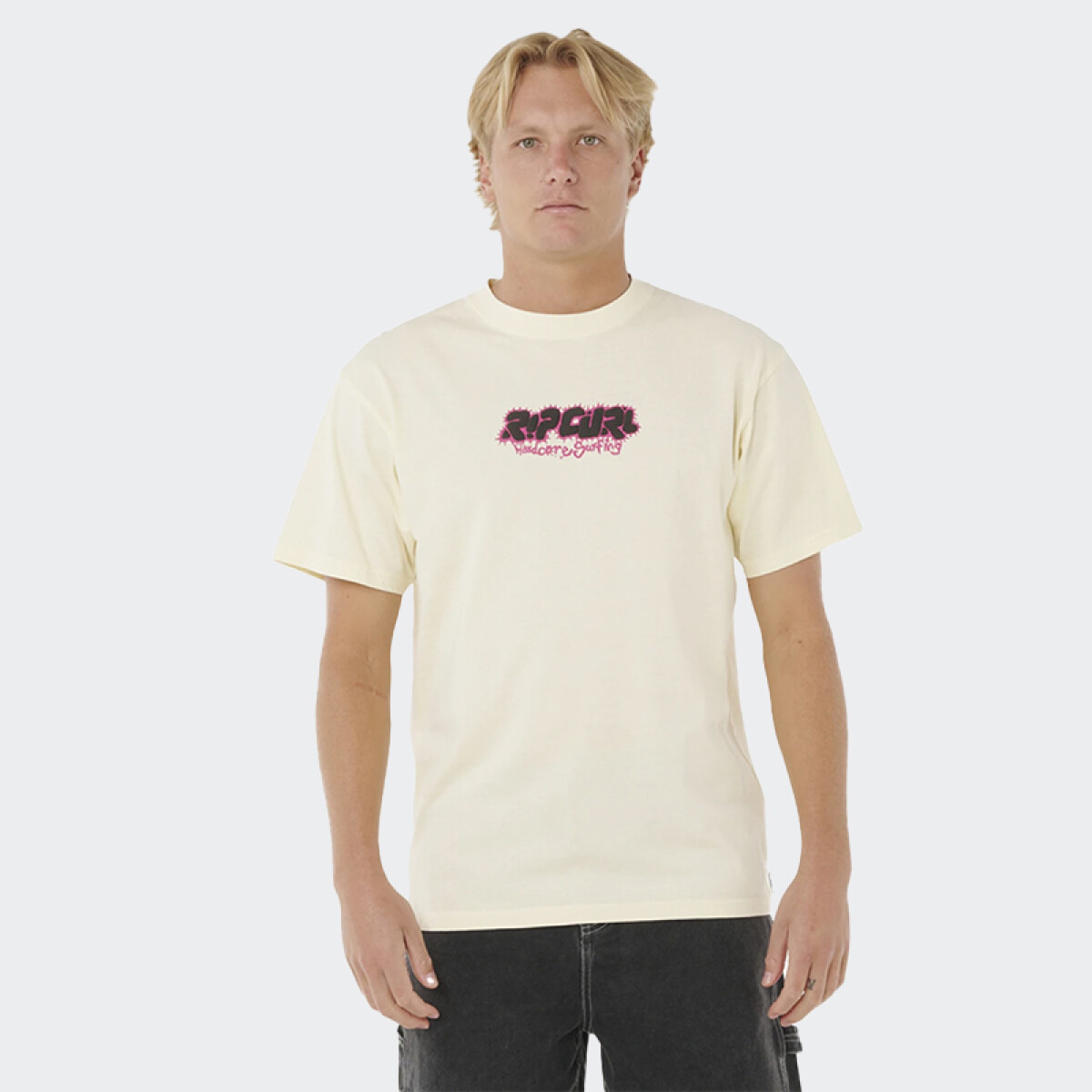 Remera Rip Curl Raw Energy Bubble Tee - Amarillo 