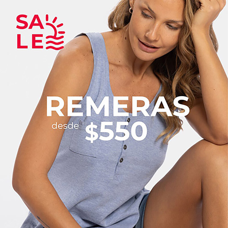 SALE - remeras para ellas