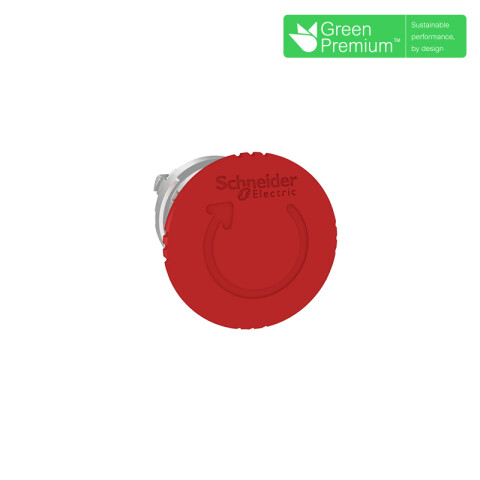 Cabezal tipo hongo rojo ø40mm c/retención TL5421