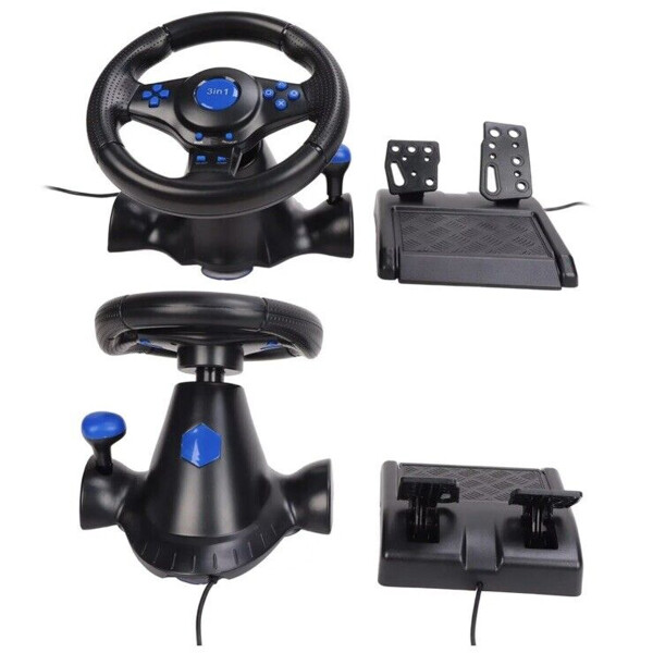 Volante Joystick Gt V7 Consola VOLANTE PEDALERA GT V7 PC/PS3/PS4/X360