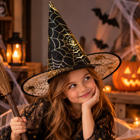 Sombrero de bruja Negro