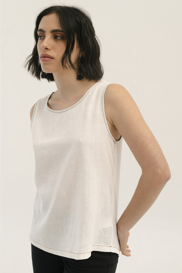 TOP LINO EVA BLANCO