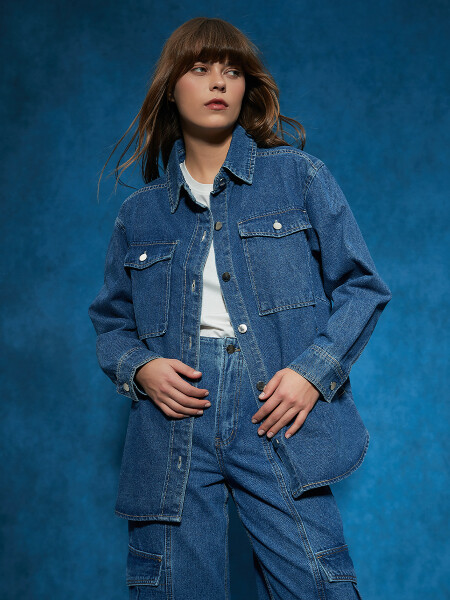 SOBRECAMISA LEIDEN AZUL