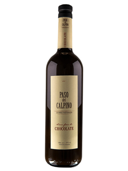 Paso del Calpino Licor artesanal Chocolate 750ml Paso del Calpino Licor artesanal Chocolate 750ml