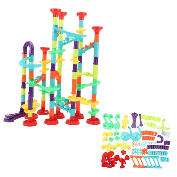 Juego Bloques Construcción Tuberias Infantil 113 Piezas Variante Diseño Multicolor