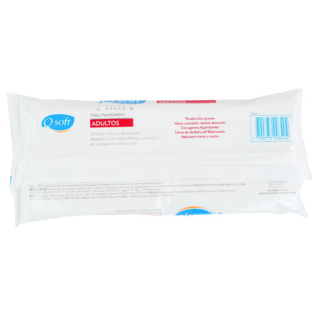 TOALLITAS HUMEDAS Q SOFT 40 UNIDADES ADULTO TOALLITAS HUMEDAS Q SOFT 40 UNIDADES ADULTO