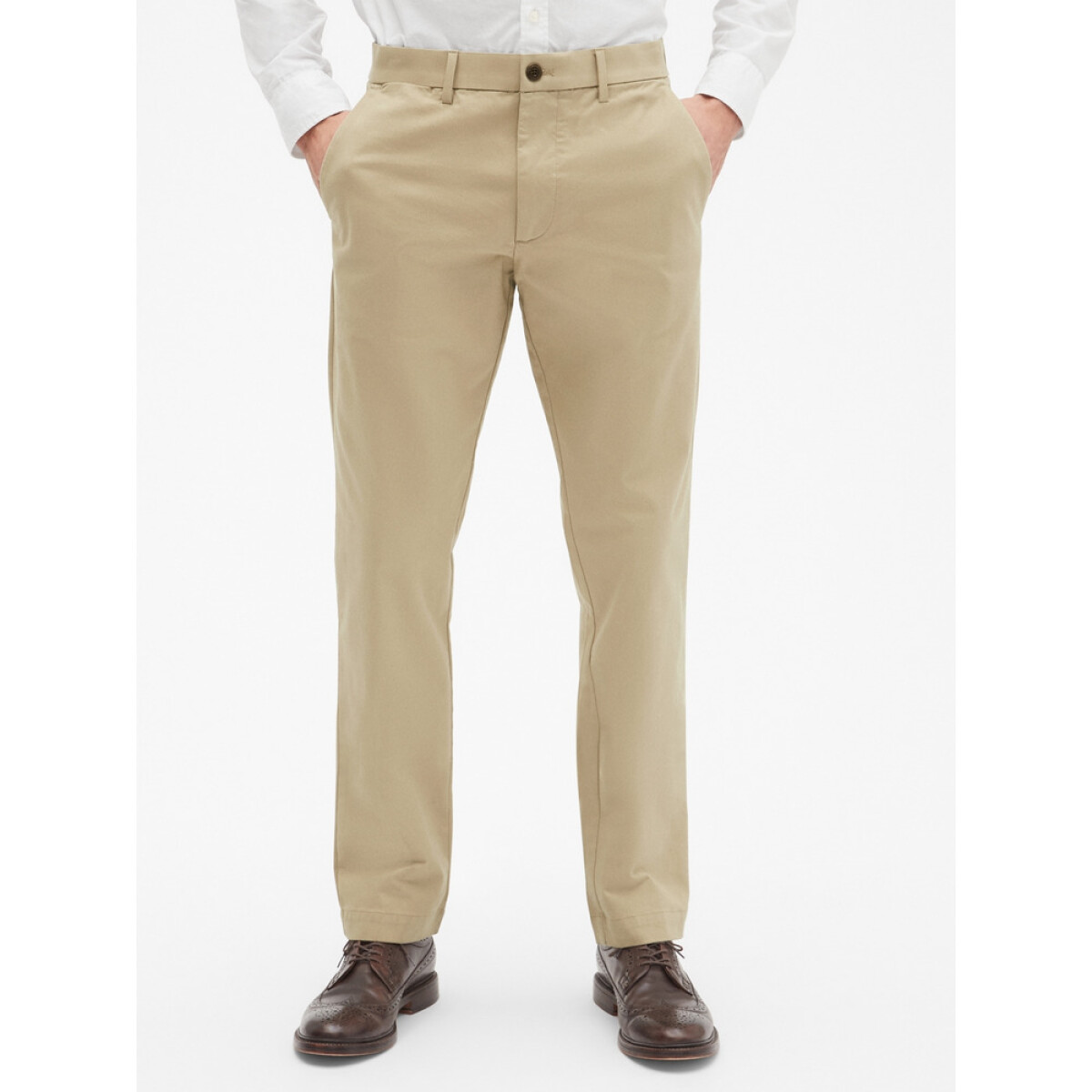 SLIM PERFORMANCE STRETCH KHAKI - KHAKI 
