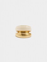 Anillo Esmaltado beige